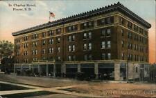 Pierre,SD St Charles Hotel Hughes County South Dakota Bloom Bros. Postcard picture