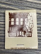 Vintage Matchbook Dogwoods Bardstown Kentucky Brown Building Beige picture