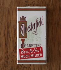Vintage Chesterfield EMPTY MRE Cigarette Pack picture