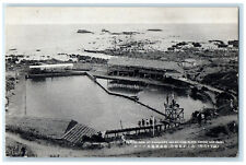 c1950's Grand Pool Ashikajima Sea-Bathing Place Choshi Inubo Japan Postcard picture