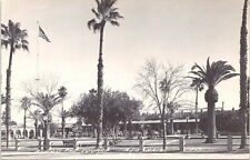 Ajo Arizona RPPC Scene on the Town Square 1949 picture