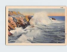 Postcard Surf Rocks Seascape Scenery picture
