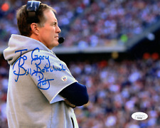 BILL BELICHICK HAND SIGNED 8x10 PHOTO    NEW ENGLAND PATRIOTS    TO GARY    JSA picture