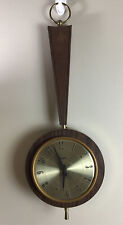 Vintage Mid Century Modern MCM Verichron Wooden Wall Clock - NOT WORKING picture