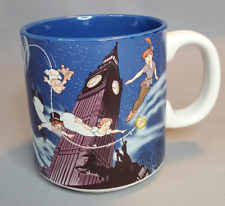Walt Disney's Classic Peter Pan Mug Wendy John Michael Tinkerbell Vintage Japan picture