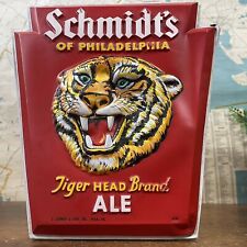 Rare Vintage 1950’s Schmidt's Beer on Tap Embossed Plastic Sign Counter Top Sign picture