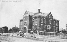 1908 County High School, Oberlin, Kansas Postcard picture