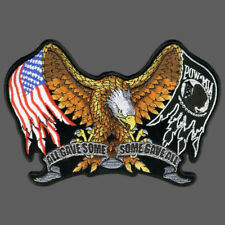 POW-MIA EAGLE PATCH 5 inch PATCH BY MILTACUSA picture