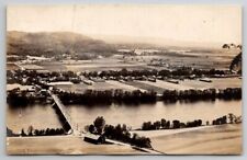 RPPC Amherst MA Mt Sugarloaf And Sunderland Bridge c1915 Real Photo Postcard A42 picture