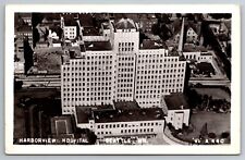 RPPC Seattle Washington Harborview Hospital c1940s Real Photo UNP Postcard N891 picture