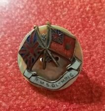 White Star Line R.M.S. Olympic original vintage pin badge picture