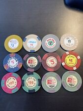 (12) Puerto Rico Casino Chips Vintage Chips $1 $5 $20 $25 picture