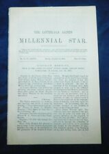 MILLENNIAL STAR of 1875 December 13  LDS Mormon Magazine England Church News picture