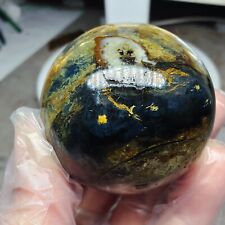 130g WOW Natural Rare Pietrsite Crystal ball Quartz Sphere Healing Y796 picture