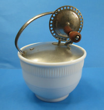 Androck FOOD/Egg Hand Mixer Beater w/ White Glass Jar circa 1940's Vintage RARE picture