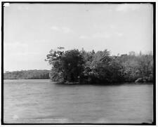 Tupelo Point,lake,educational facilities,Wellesley College,Massachusetts,c1908 picture