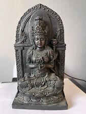 Antique Old Handmade Bronze Guru Rinpoche Padmasambhava with Dakini Nepal picture