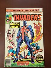 VINTAGE MARVEL COMICS THE INVADERS ISSUE 8 With Bag and Board picture