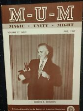 Vintage Edward A. Schuman Issue MUM Magazine 1967 Vol. 57 No. 2 picture