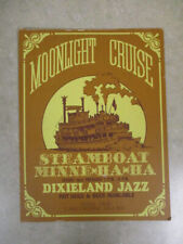 Very Rare Sign - Lake George Steamboat Co. - Minne-Ha-Ha Moonlight Cruise - 1970 picture