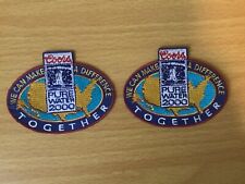2 Coors Pure Water 2000 We Can Make A Difference Together Patches Rare picture