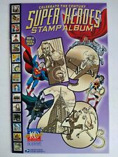 DC Comics Celebrate the Century Super Heroes Stamp Album Book III USPS NM 9.4 picture