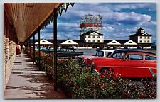 Vintage Postcard Canada Quebec Bridge Auberge Blvd Laurier Motel H3 picture