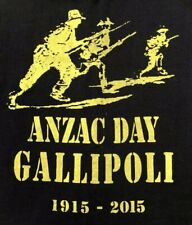 2015 Vintage Australian New Zealand AIF 100th Anniversary Gallipoli Anzac Shirt  picture
