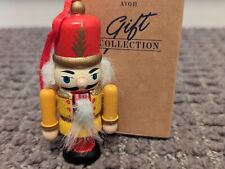 NEW Avon Holiday Nutcracker Ornament *yellow* VINTAGE 1995 picture