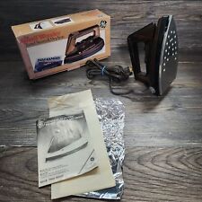 The Small Wonder GE Travel Steam & Dry Iron in Box TESTED VINTAGE ANTIQUE 1980’s picture