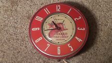 Vintage Texaco Fire-Chief Gasoline Oil Gas Station Store Advertising Wall Clock picture