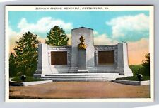 Gettysburg PA-Pennsylvania, Lincoln Speech Memorial, Antique, Vintage Postcard picture