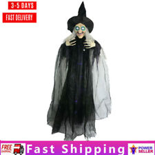 72 In Halloween Animated Hanging Witch Haunted Props Indoor Outdoor Decoration picture