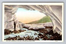CA-California, Ice Cave, Nisqually Glacier, Antique, Vintage Souvenir Postcard picture