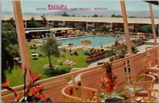 1950s LAS VEGAS, Nevada Postcard HOTEL SAHARA Swimming Pool Scene - Unused picture