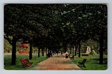 Lawrence MA-Massachusetts, Lawrence Common, Antique, Vintage c1911 Postcard picture