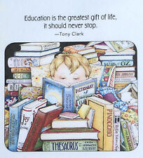 Mary Engelbreit Handmade Magnet-Education is the Greatest Gift of Life picture