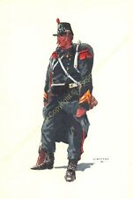 Illustration J.Demart Militaria Belgium Engineering Sergeant Major 1895 picture