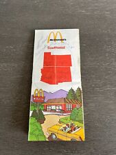 Vintage 1972 McDonald's Southwest Fold Out Road Map picture