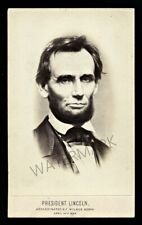 A++ Example Abraham Lincoln by London Stereoscopic Co. 1860s CDV Photo Rare picture