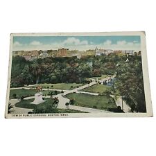 Boston, Massachusetts MA - The Public Gardens & Beacon Hill - Vintage Postcard picture