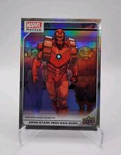 2022 Upper Deck Marvel Platinum Arno Stark Iron Man 2020 Rainbow #177 picture