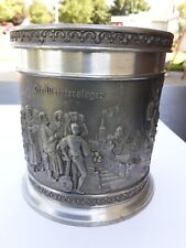Vtg Zinn-Giesser Lidded Pewter Container 95% picture