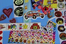 80's Vintage & Retired Stickers Lot Scented Puffy Animal Sheet albums Lisa Frank picture
