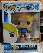 Funko Pop #569 Marvel Fantastic Four 4 Human Torch Hot Topic Exclusive Bobble picture