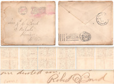 1903 Robert Elias BOND Cover & Letter to parents in Kohala, Big Island ~HAWAII picture