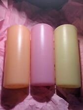 VINTAGE TUPPERWARE TALL PASTEL GLASSES...#107-35/39 picture