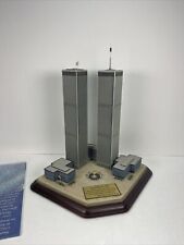 Danbury Mint 9/11 World Trade Center WTC Twin Towers Commemorative Statue Model picture