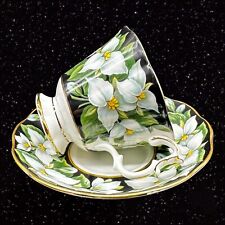 Royal Albert Provincial Flowers Trillium Cup And Saucer Set England Bone China picture