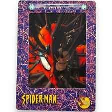 2002 Artbox Marvel FilmCardz Spider-Man Hooked up to machinery #25 picture